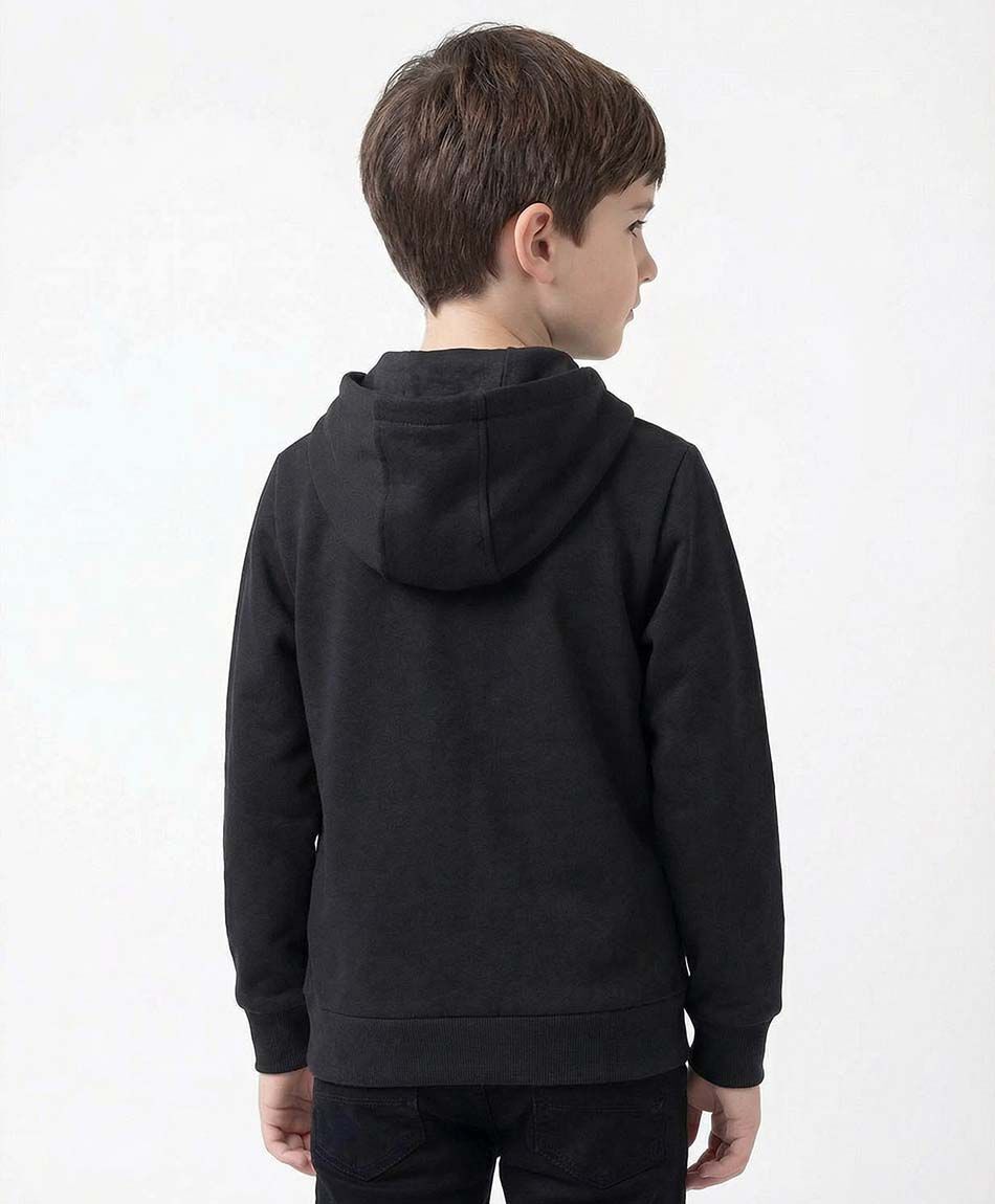 Poler&oacute;n escolar con cierre negro ni&ntilde;o