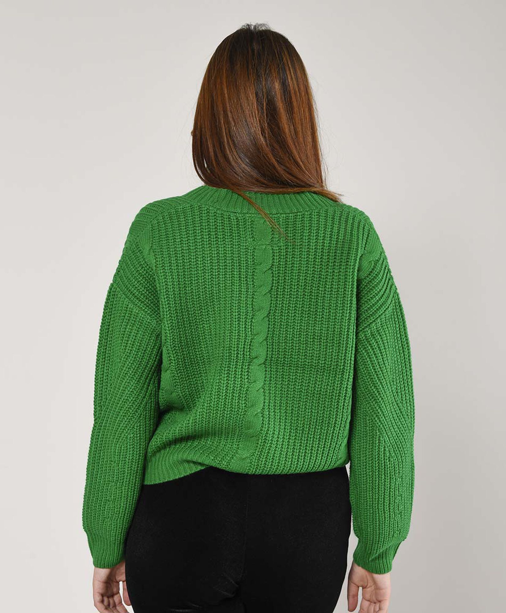 Sweater mujer crop botones Sweater mujer crop botones