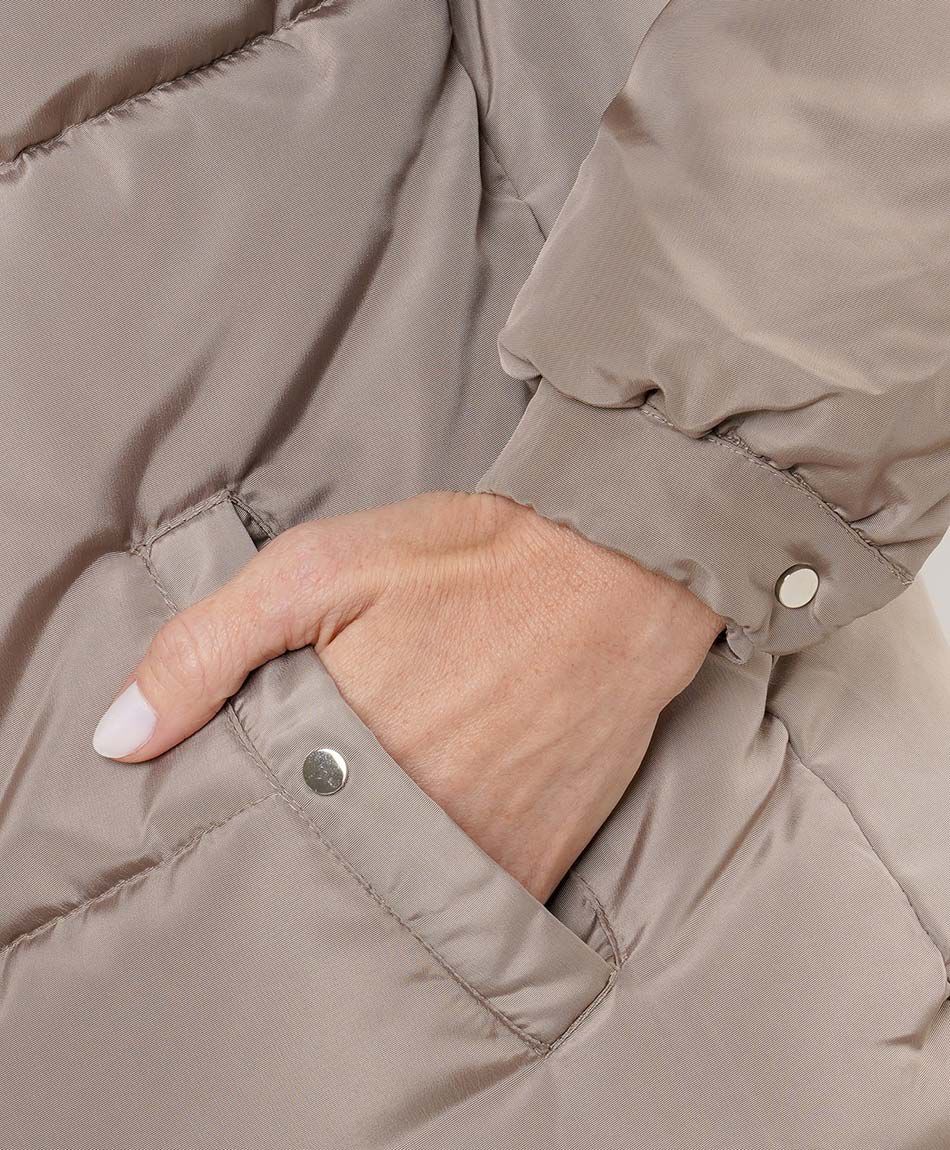 Parka mujer cuello pelos