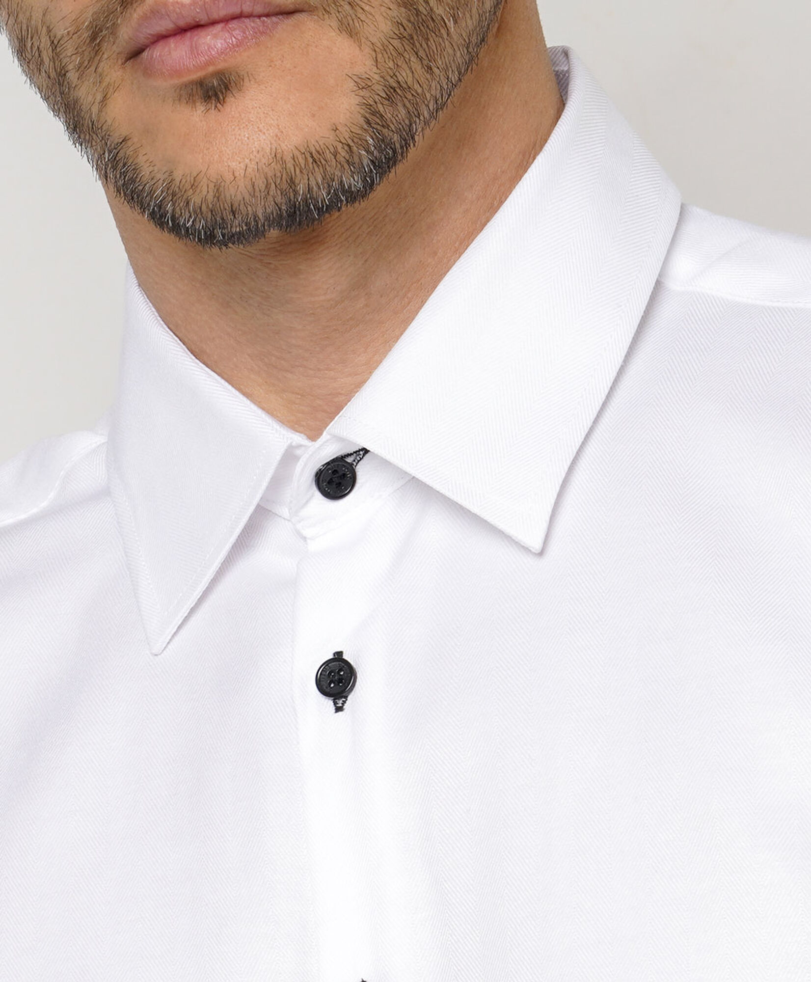 Camisa hombre botones negros Camisa hombre botones negros