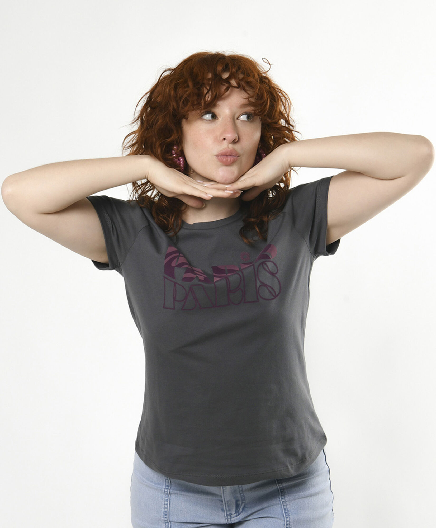 Polera mujer estampado paris Polera mujer estampado paris
