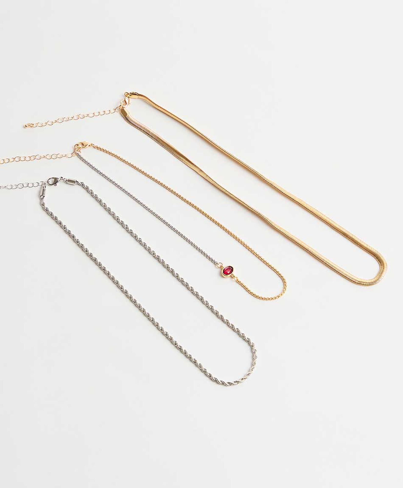 Set collares mujer gold y silver Set collares mujer gold y silver