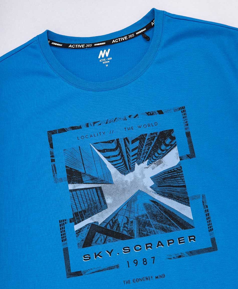 Polera deportiva hombre skyscraper