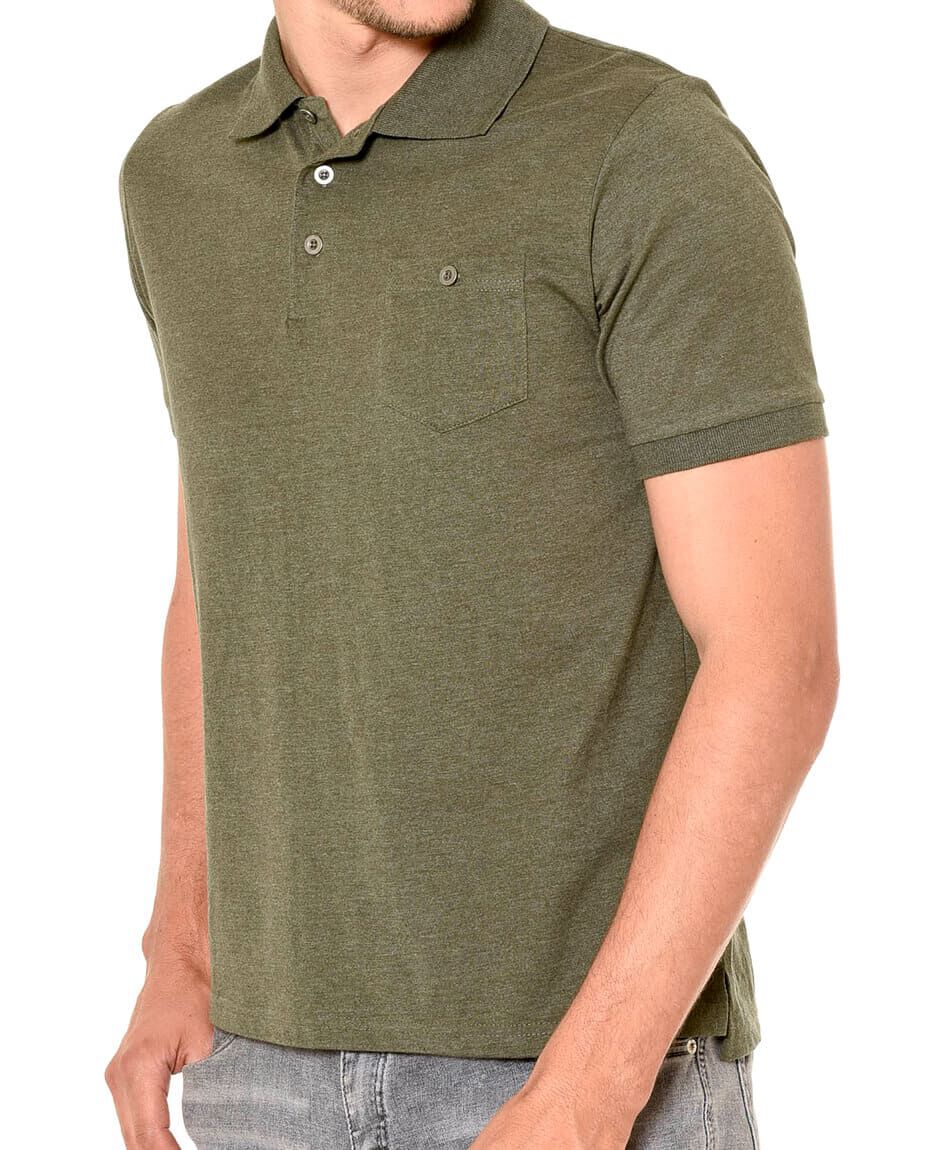 Polera melange basica