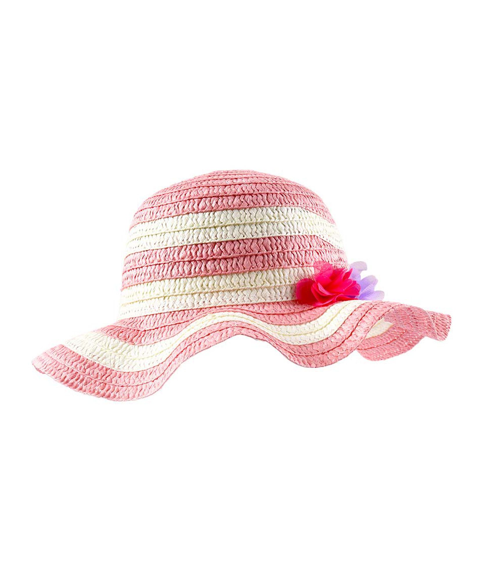 Sombrero listas copa redonda Sombrero listas copa redonda