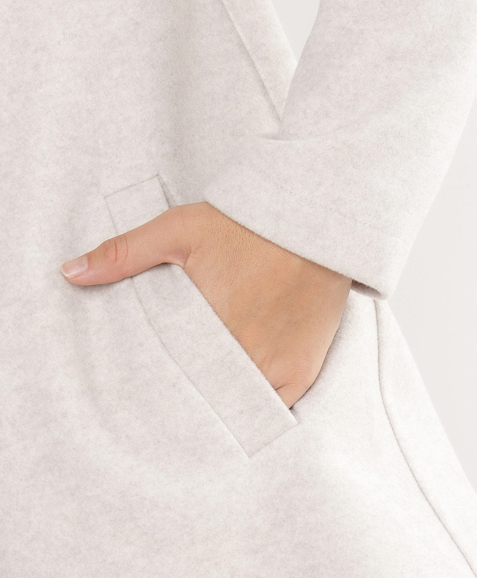 Abrigo mujer elegante white