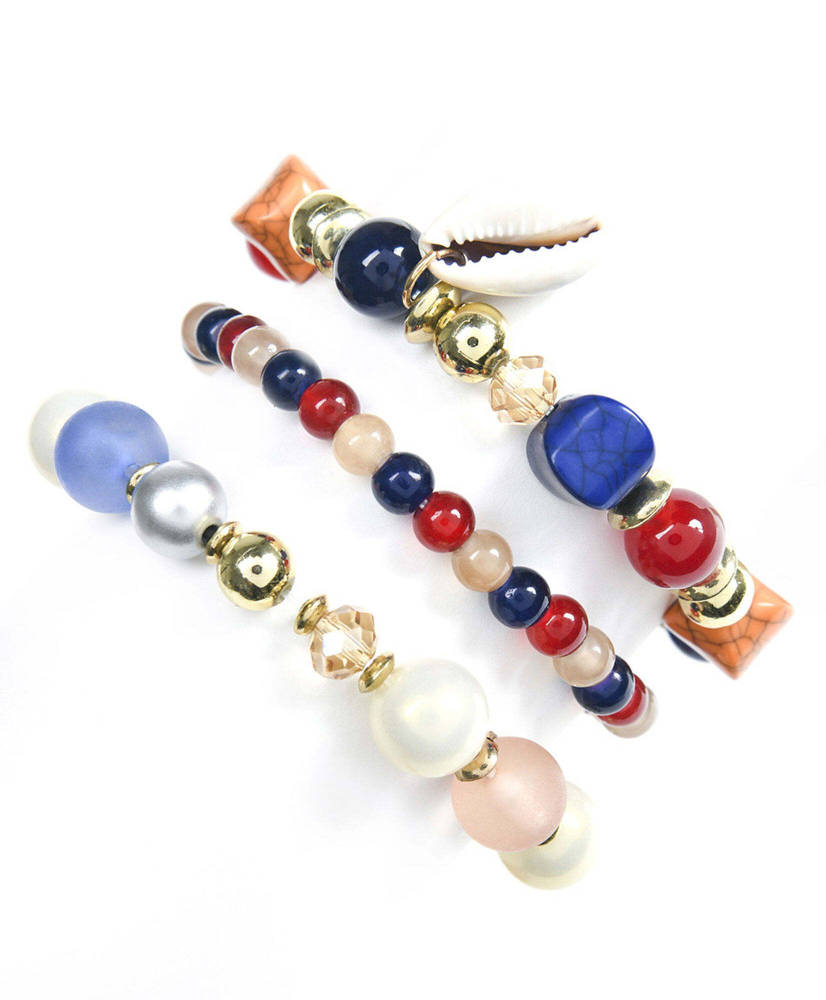 Set pulseras mujer piedritas colores Set pulseras mujer piedritas colores