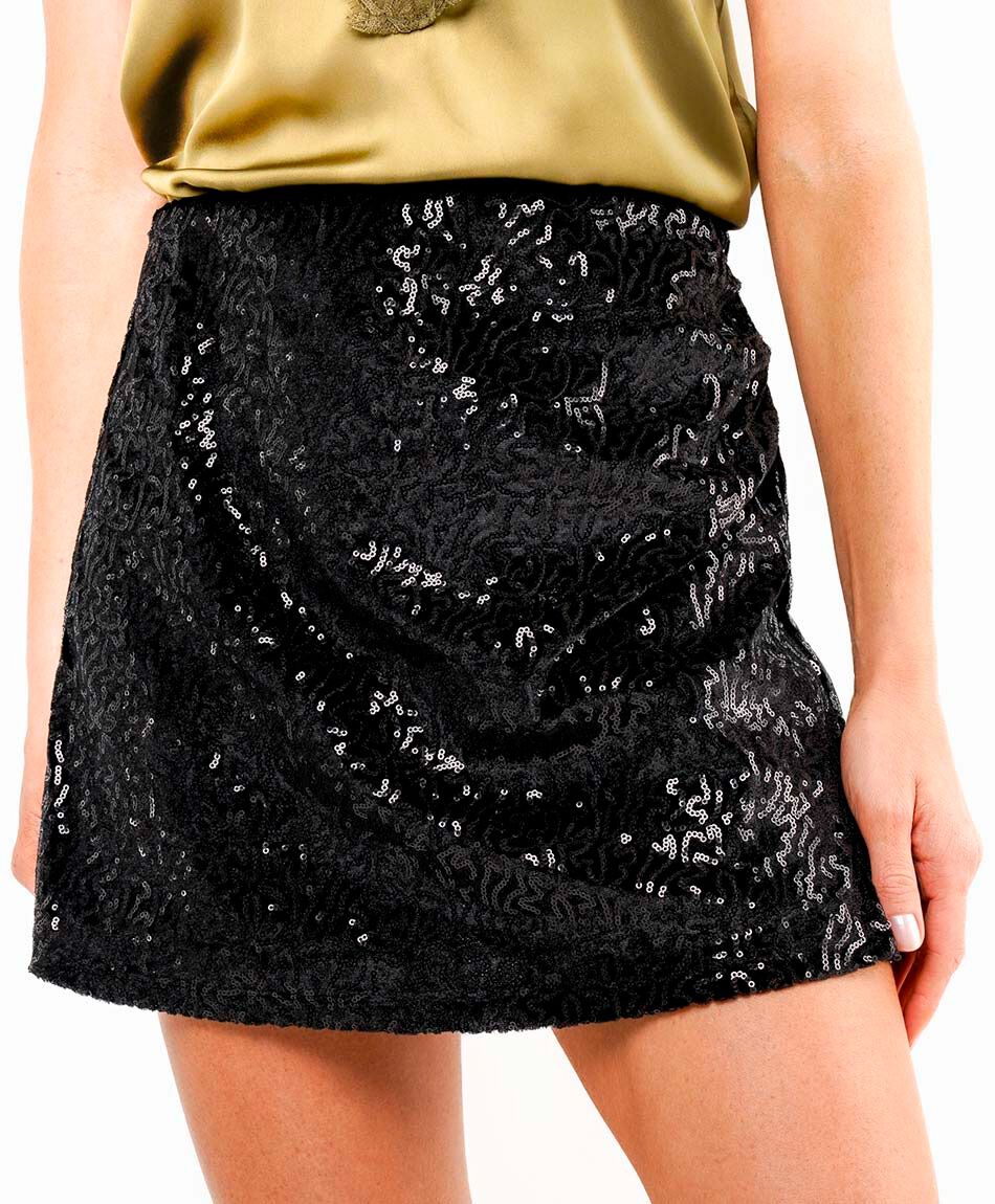 Falda mujer short black party