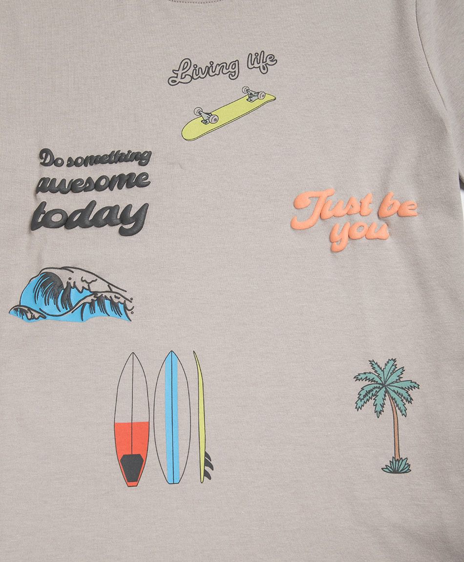 Polera ni&ntilde;o estampados