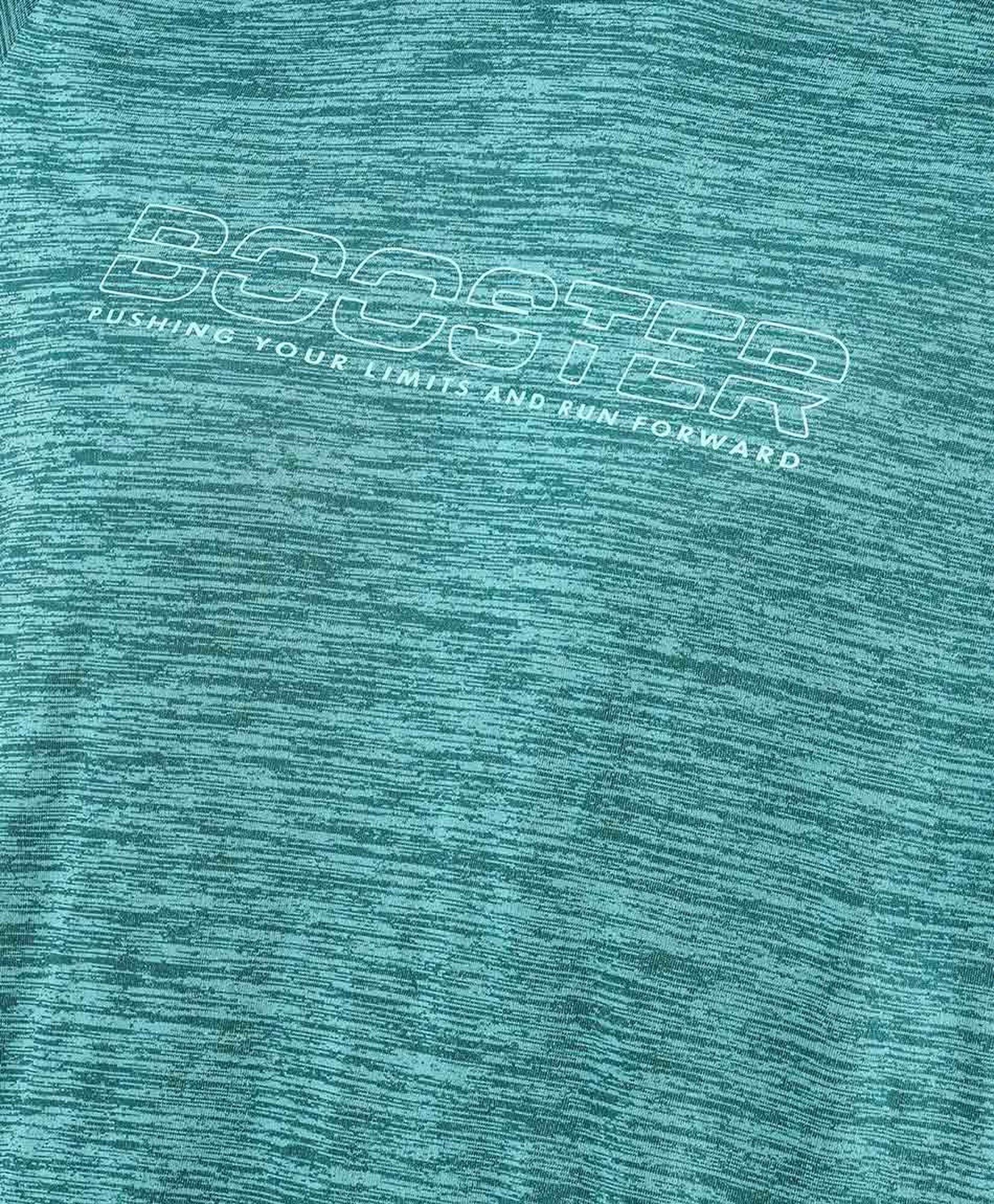 Polera deportiva hombre turquesa jaspeada Polera deportiva hombre turquesa jaspeada