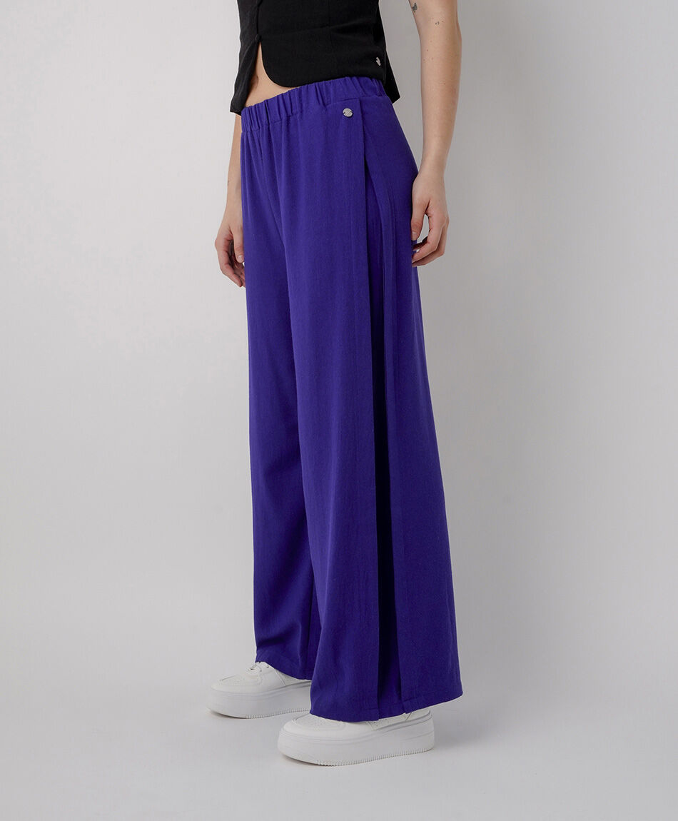 Pantal&oacute;n mujer lino color