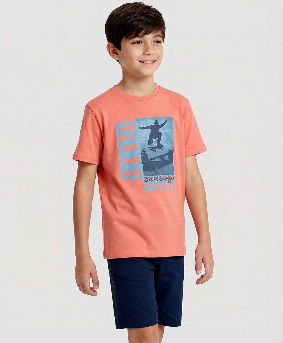 Polera ni&ntilde;o skate freestyle