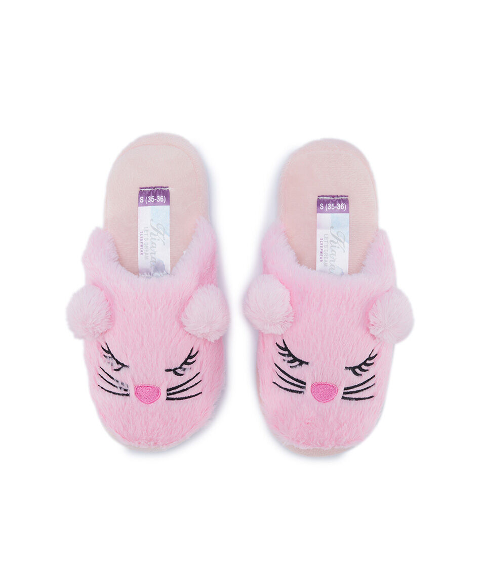 Pantuflas mujer dise&ntilde;o orejitas