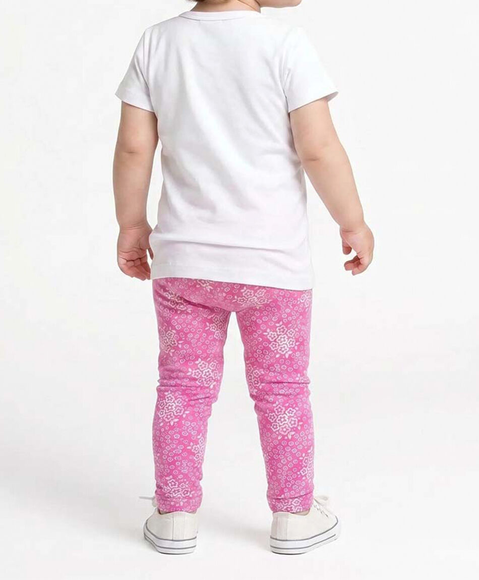 Leggins beb&eacute; floreada