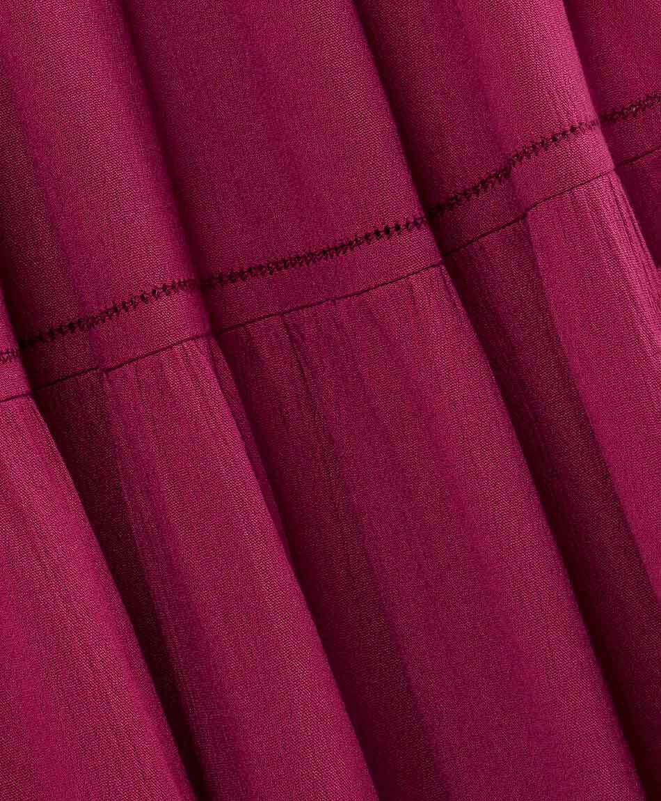 Falda mujer pisos encajes