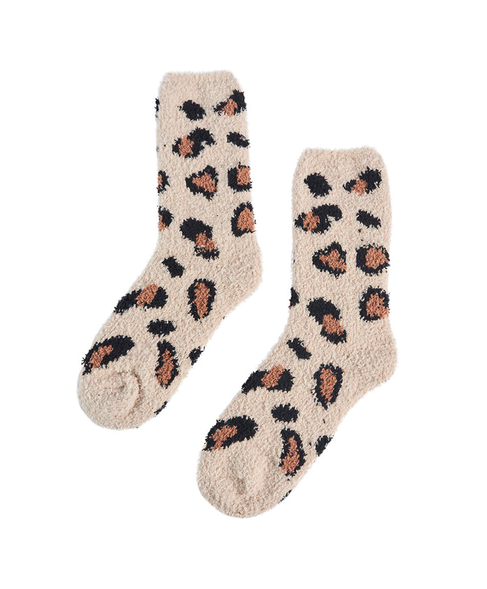 Pack 2 calcetines mujer animal print