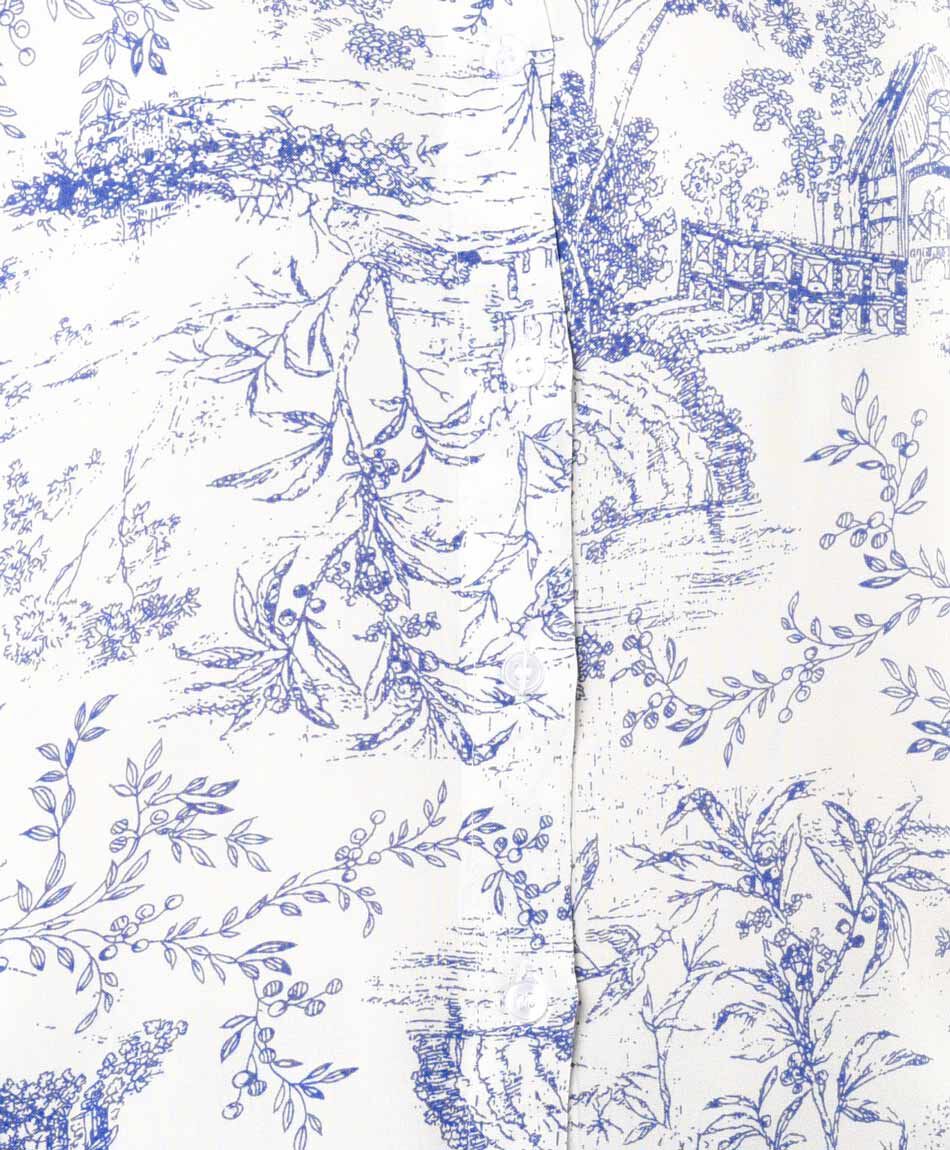 Blusa mujer estampado campo