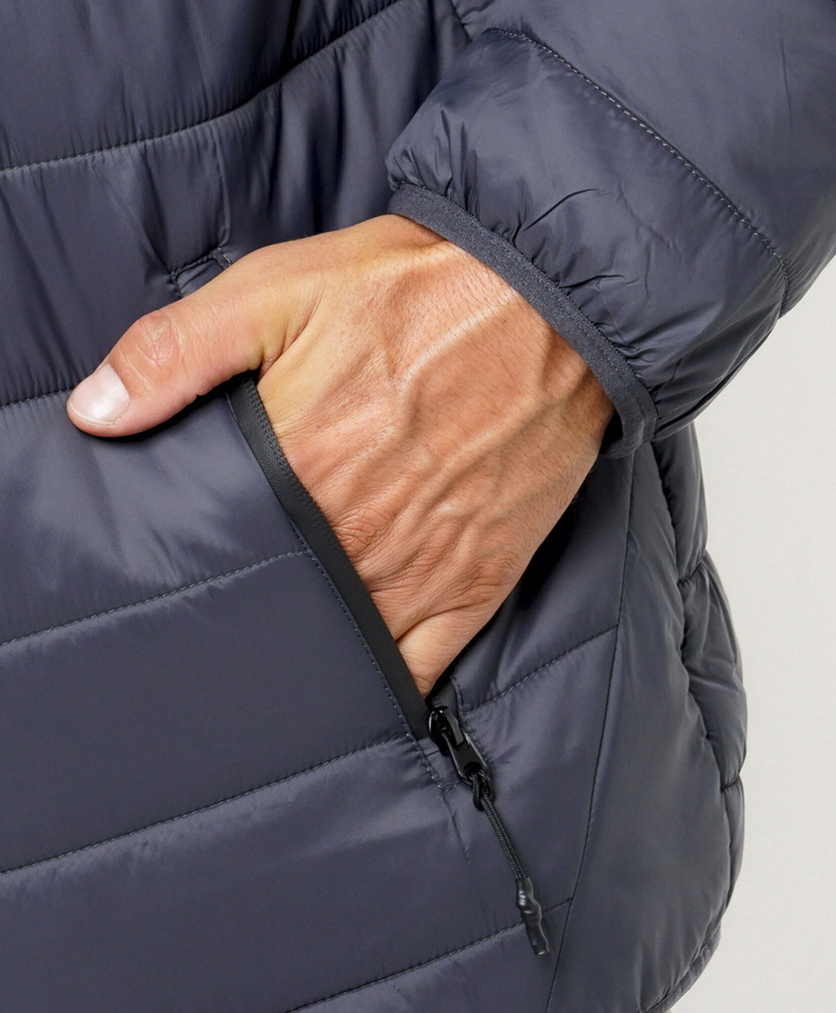 Parka deportiva hombre acolchada bicolor Parka deportiva hombre acolchada bicolor