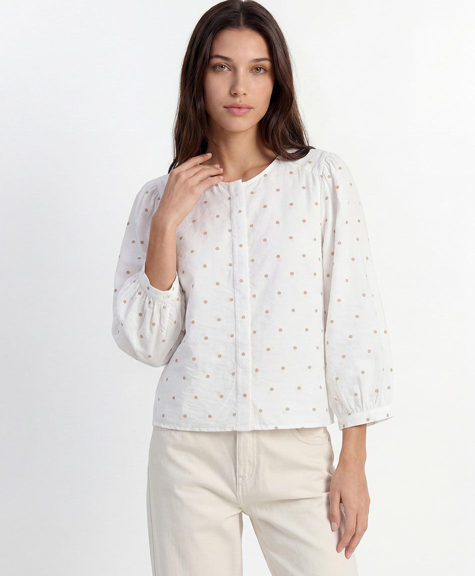 Blusa mujer lunares
