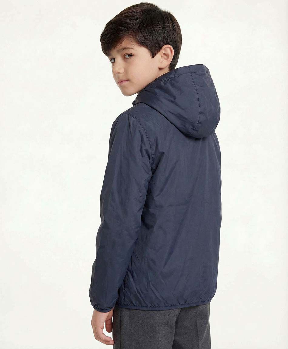 Parka escolar cortaviento interior forrado