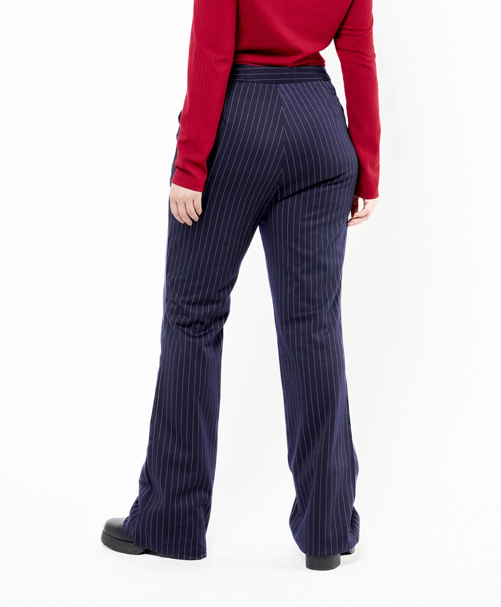Pantalón mujer líneas azul Pantalón mujer líneas azul