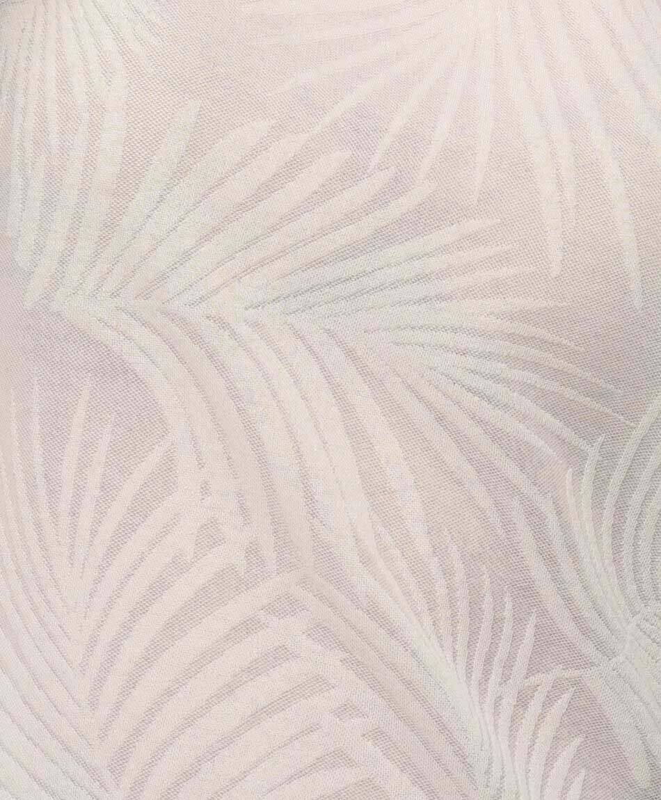 Polera mujer hojas relieve