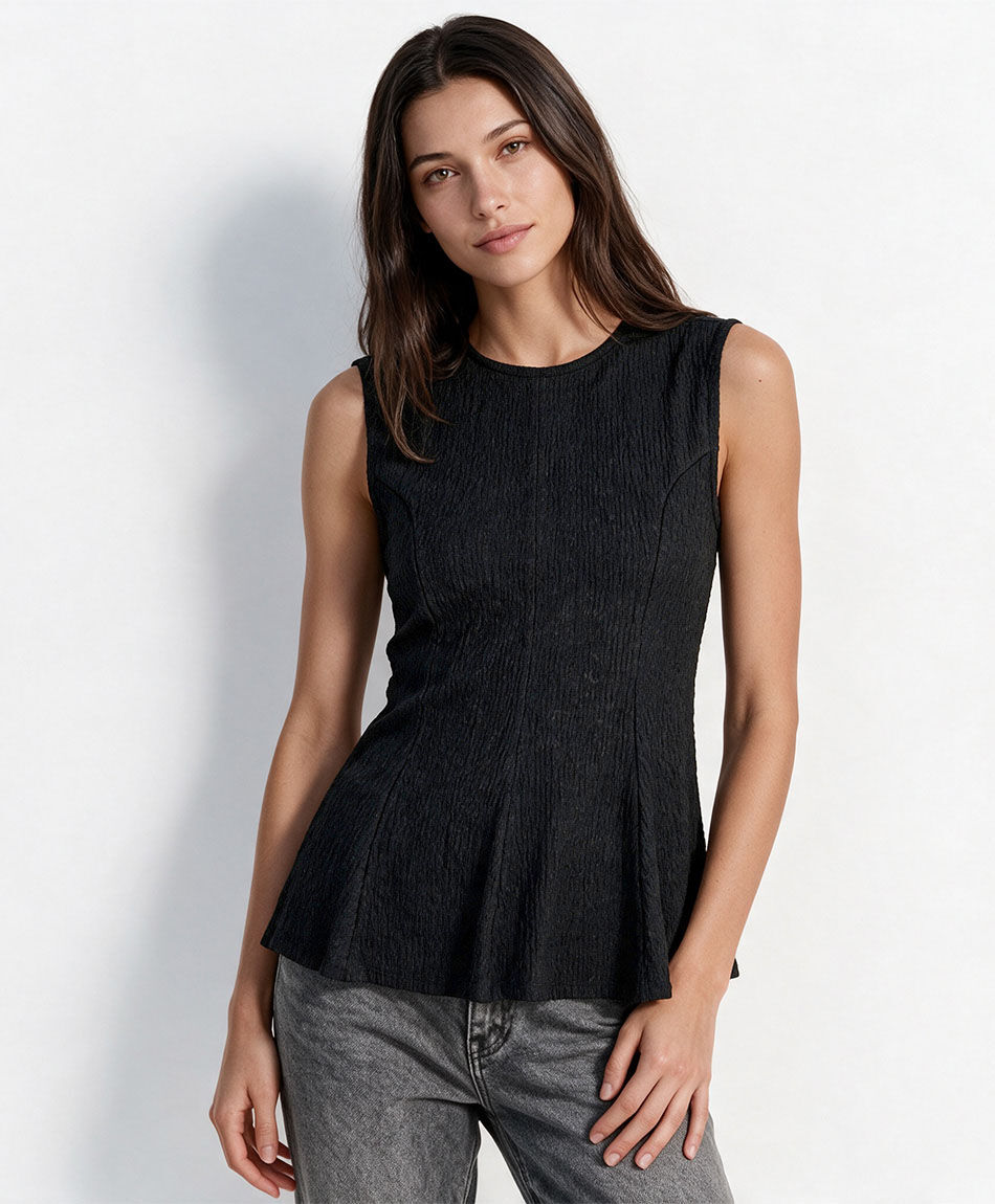 Polera mujer textura