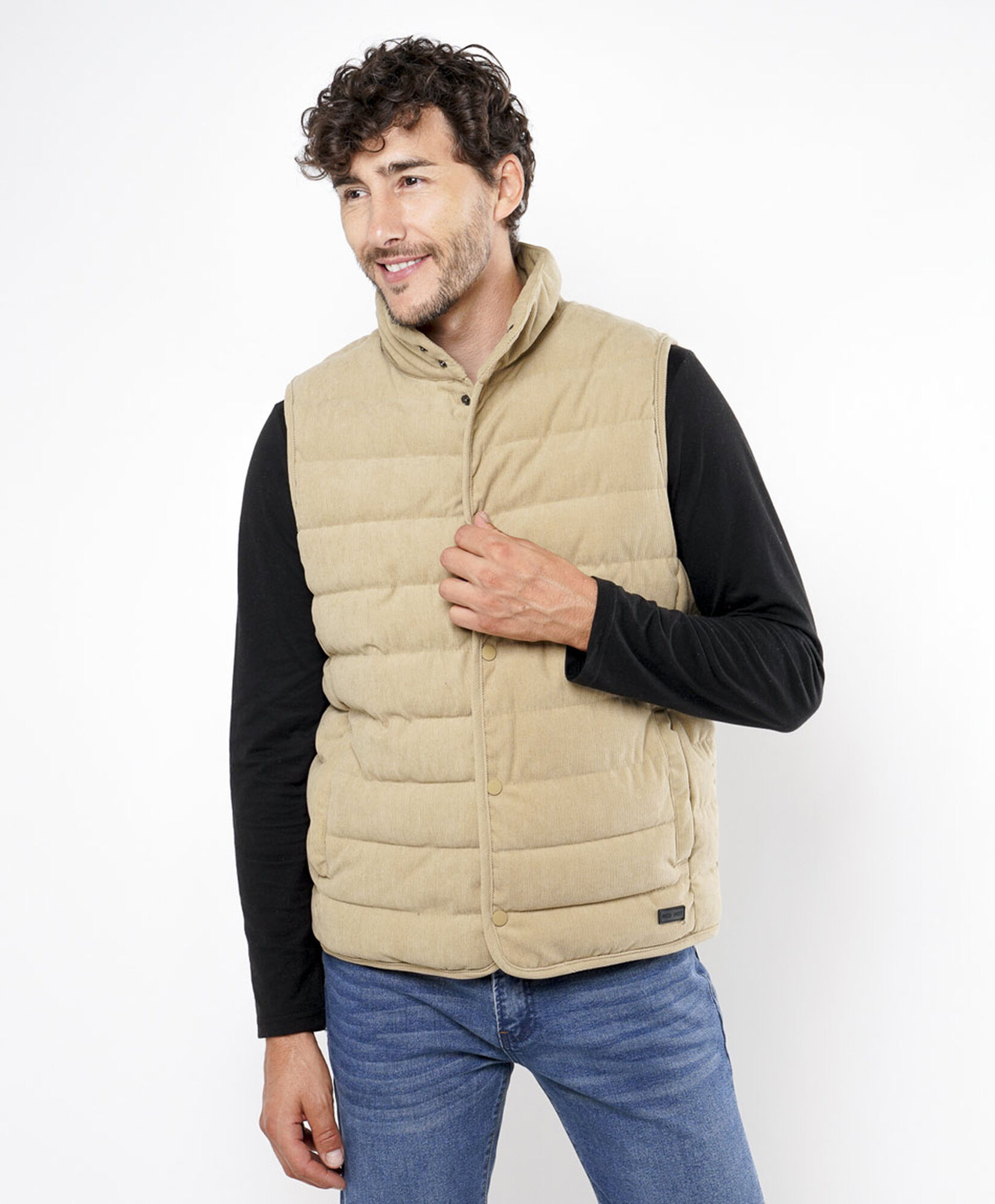 Parka hombre sin mangas corderoy Parka hombre sin mangas corderoy