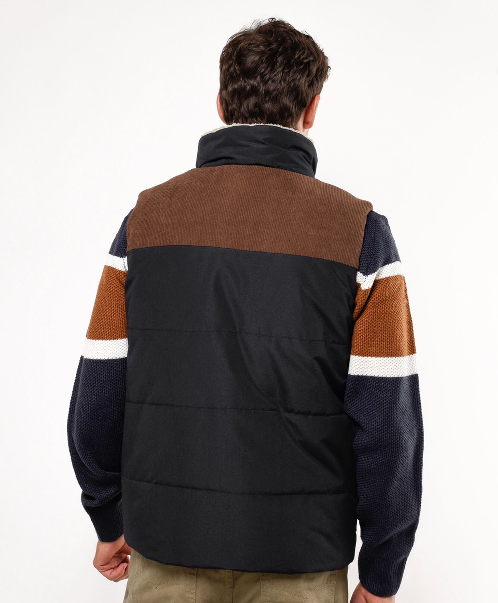 Parka hombre sin mangas mix Parka hombre sin mangas mix