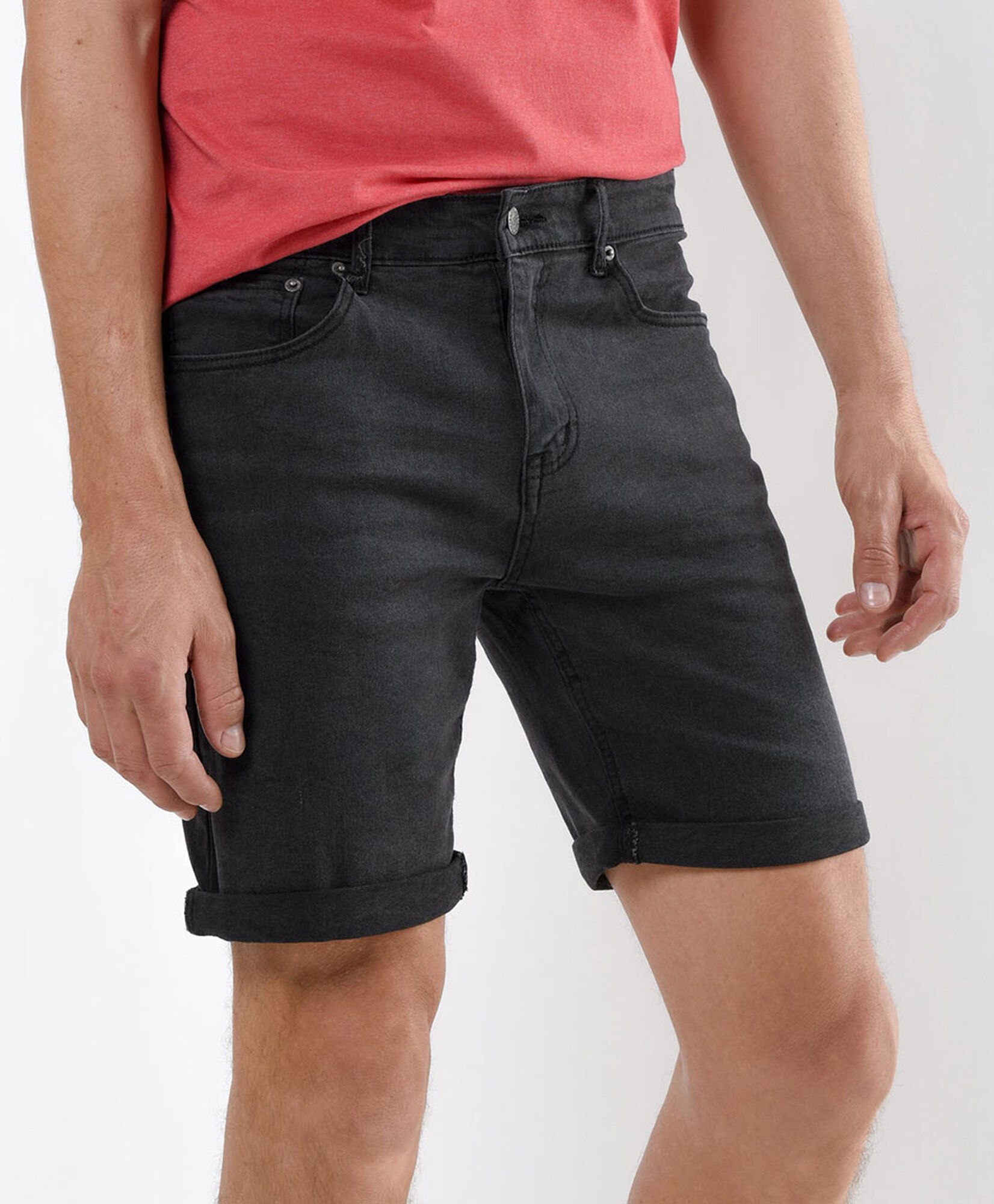 Bermuda hombre denim negro Bermuda hombre denim negro