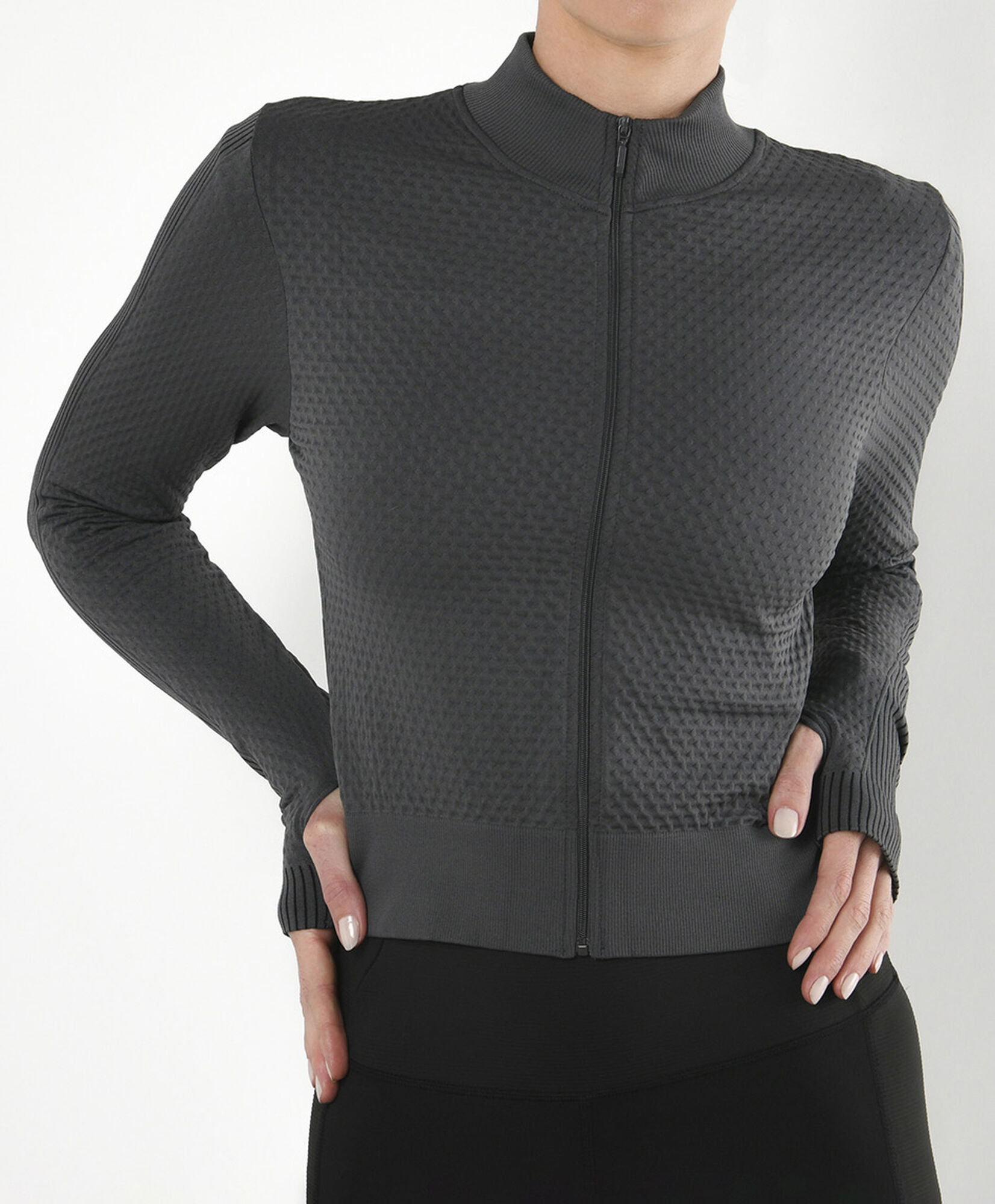 Polerón deportivo mujer seamless crop Polerón deportivo mujer seamless crop