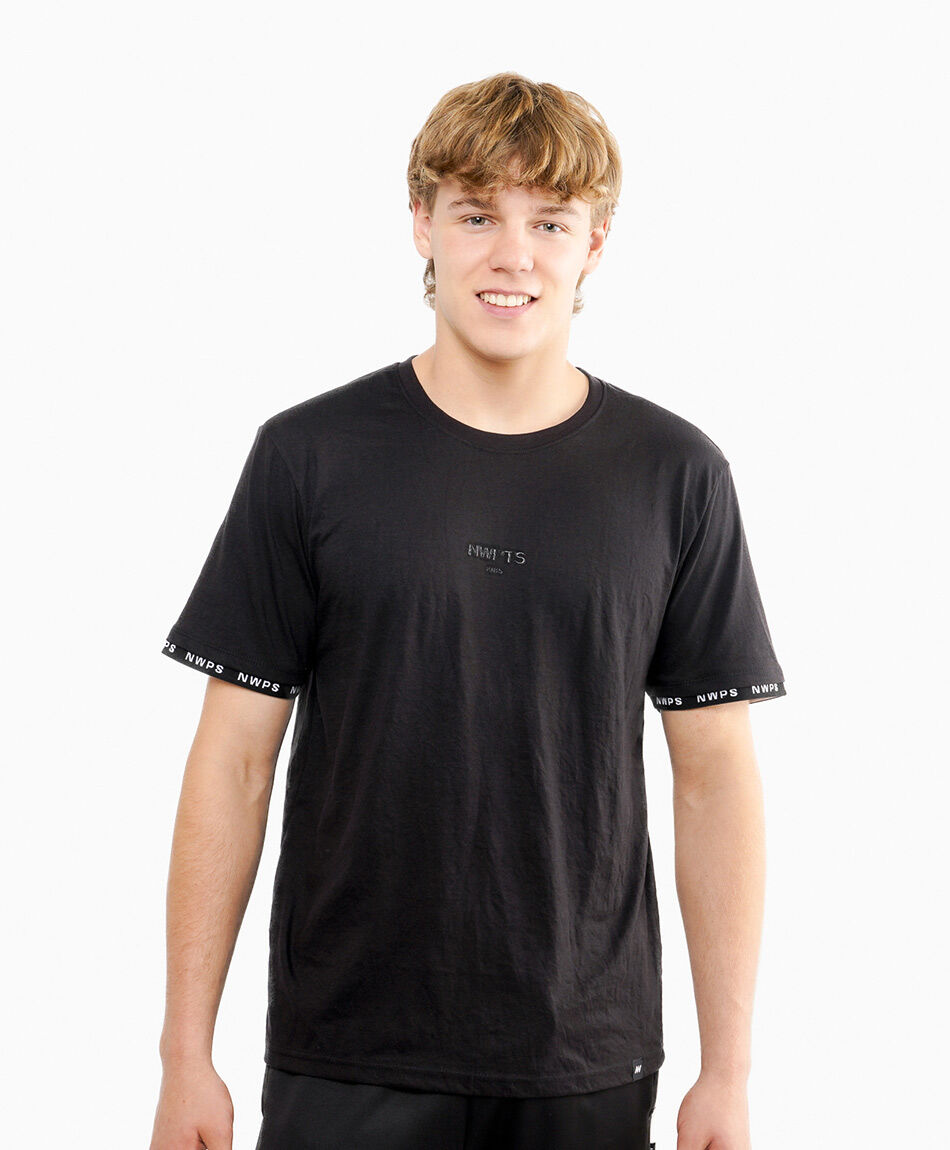 Polera deportiva hombre new sport black