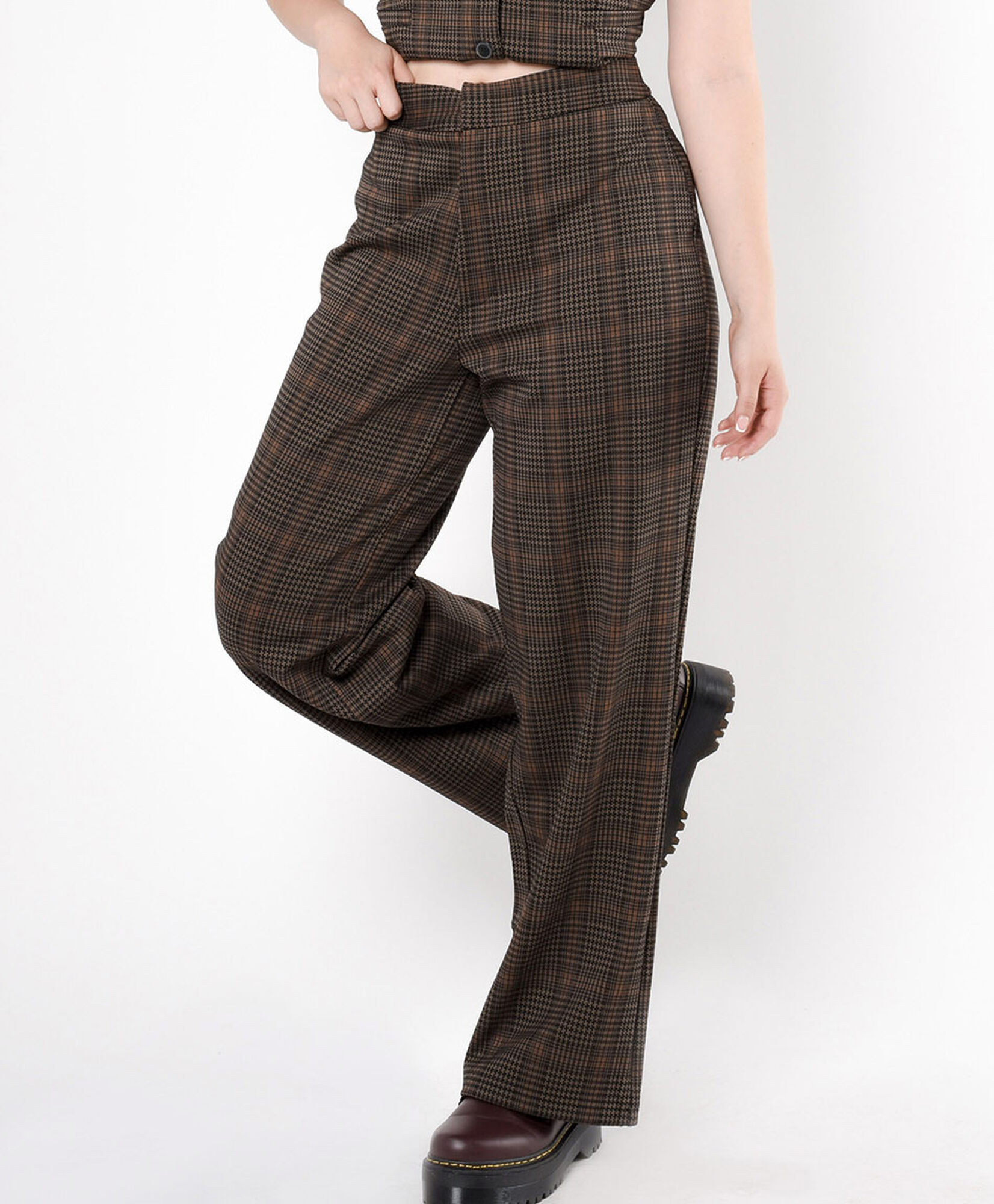 Pantalón mujer cuadrille wide Pantalón mujer cuadrille wide