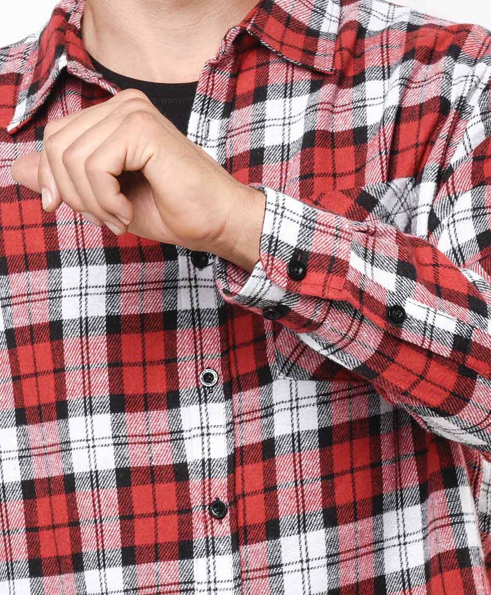 Camisa hombre franela roja Camisa hombre franela roja