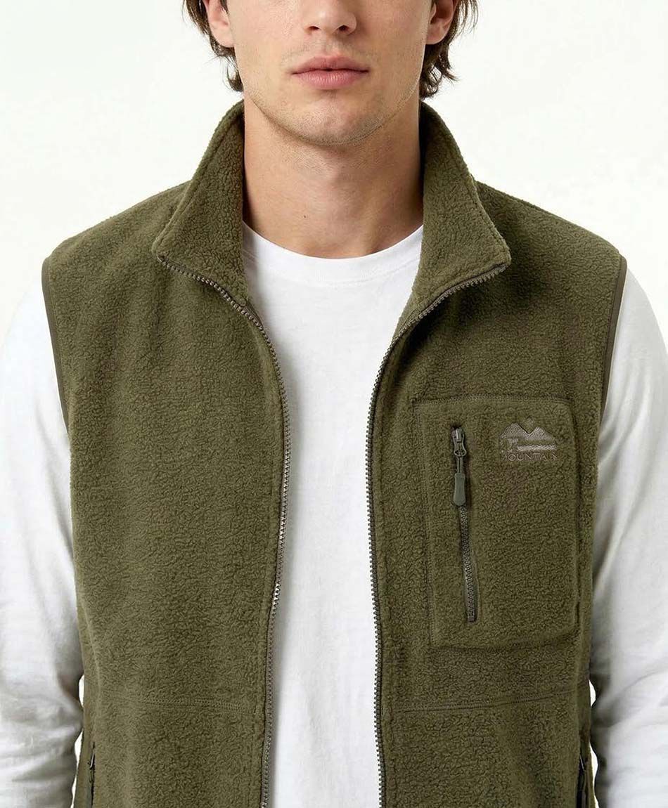 Poler&oacute;n hombre sin mangas mountain green