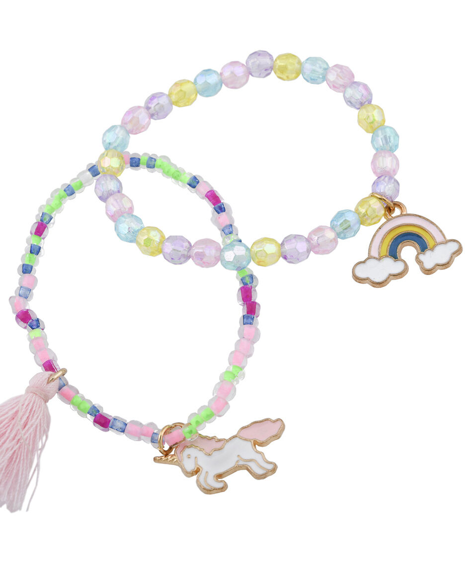 Set pulseras unicornio 2 piezas