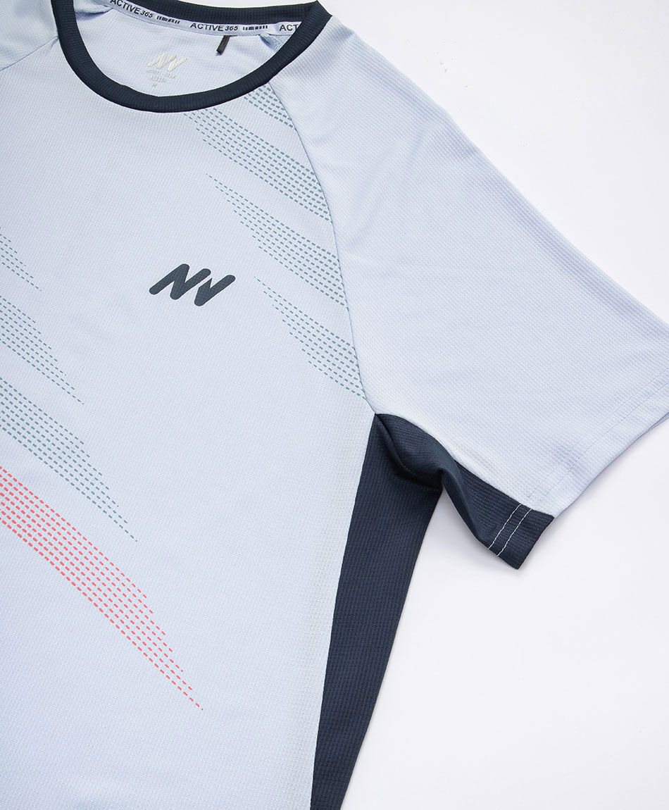 Polera deportiva hombre runner white