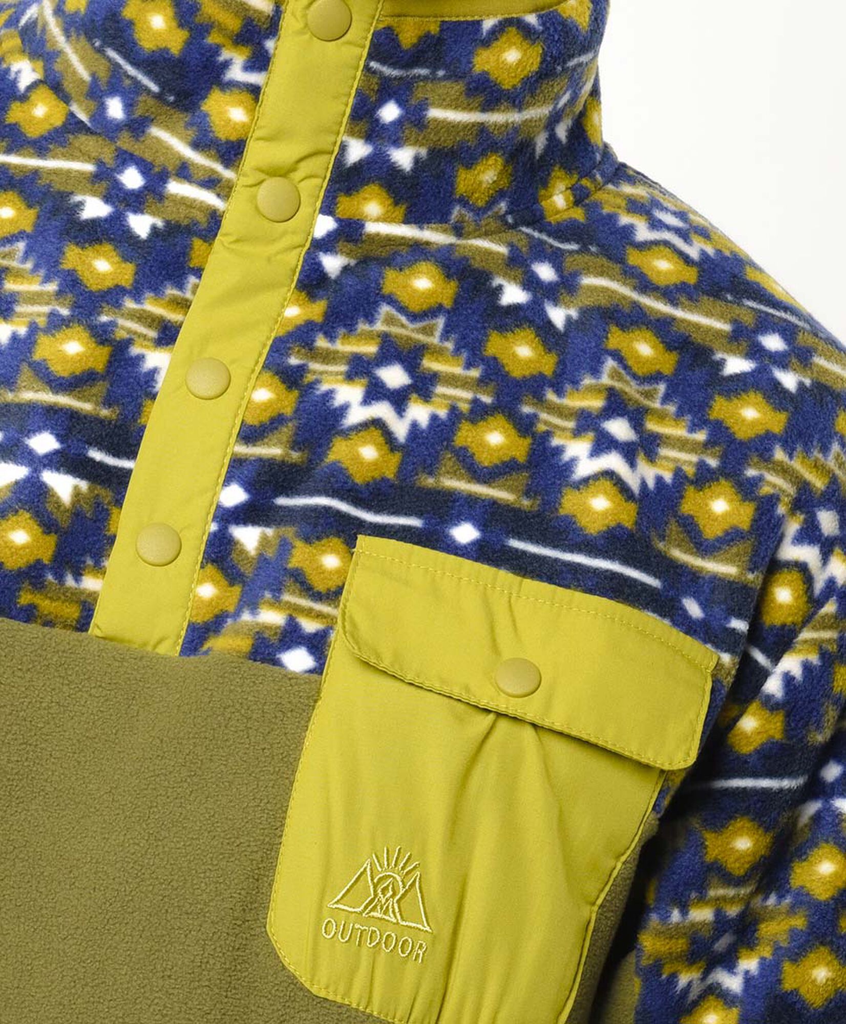 Polar hombre estampado bolsillo Polar hombre estampado bolsillo