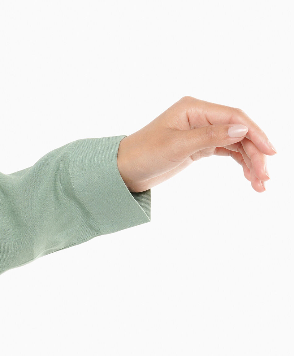 Blusa mujer camisero green