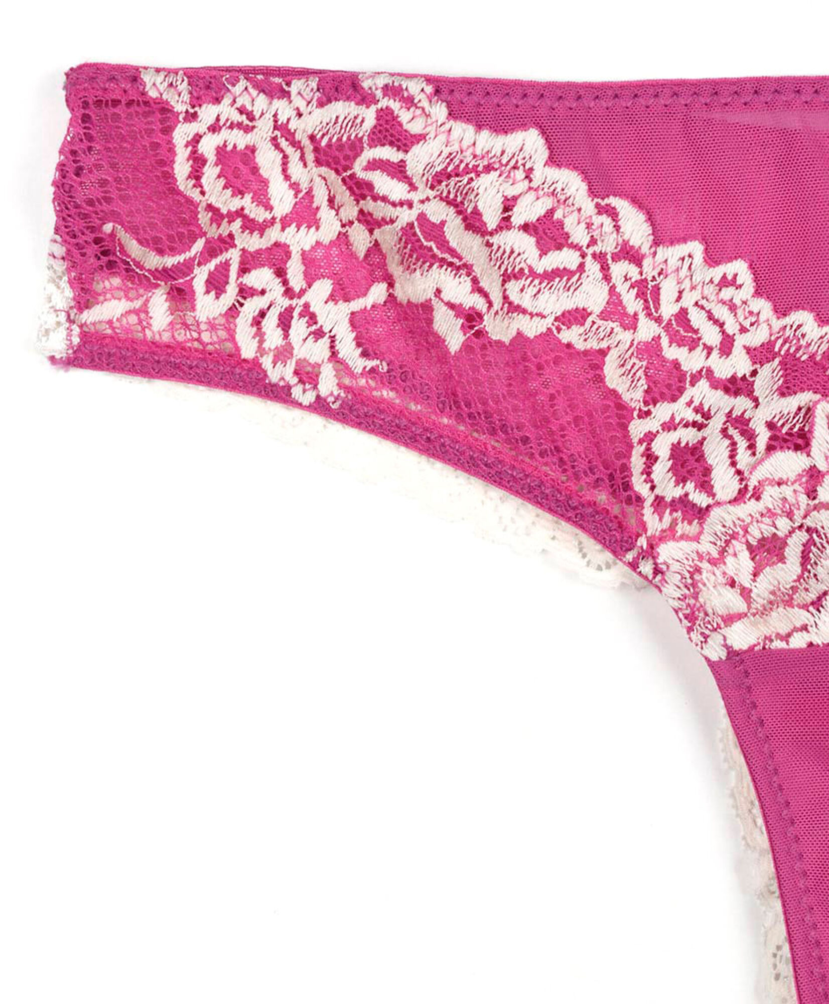 Bikini mujer floreado encajes fucsia Bikini mujer floreado encajes fucsia