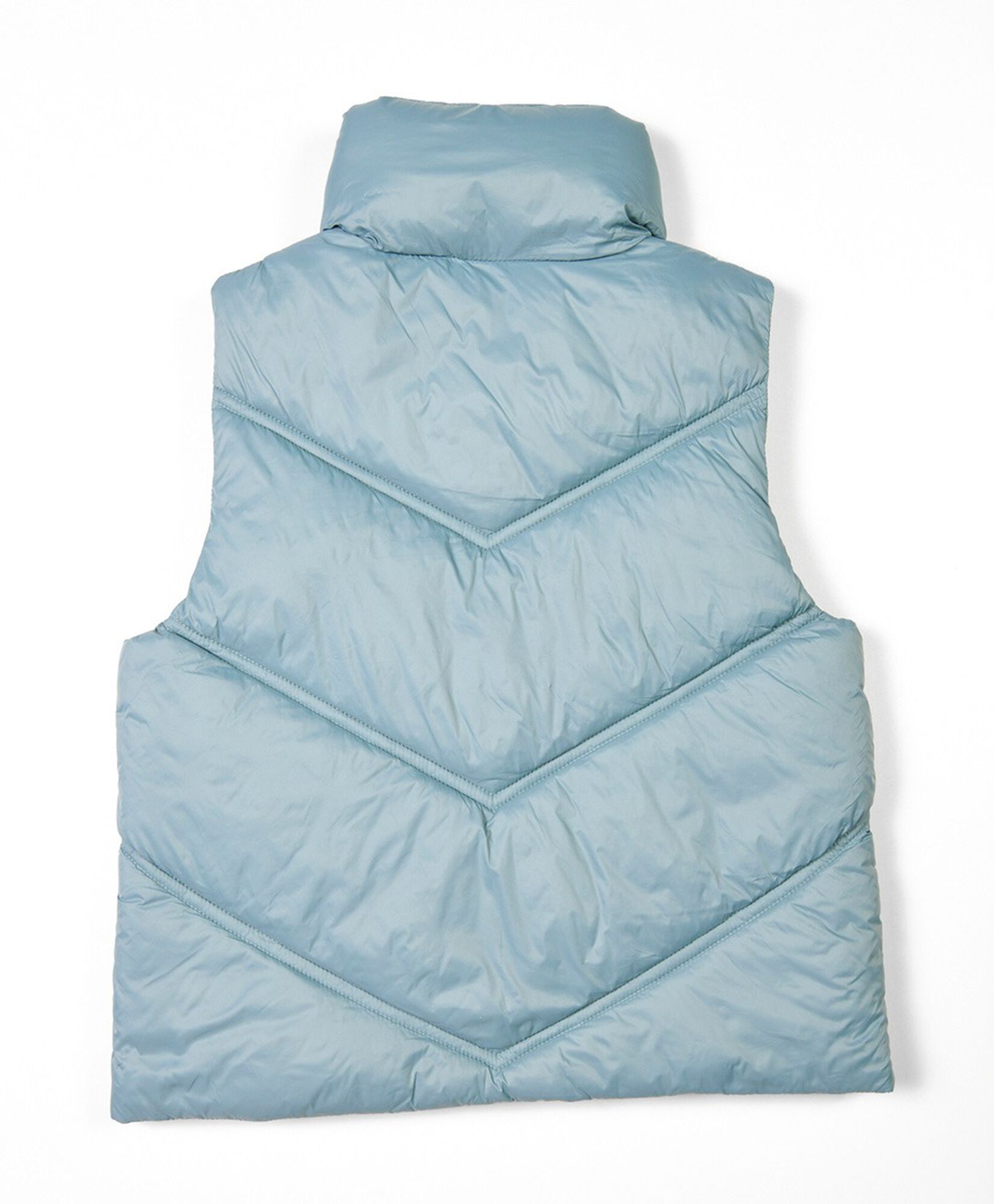 Parka niña acolchada sin mangas Parka niña acolchada sin mangas