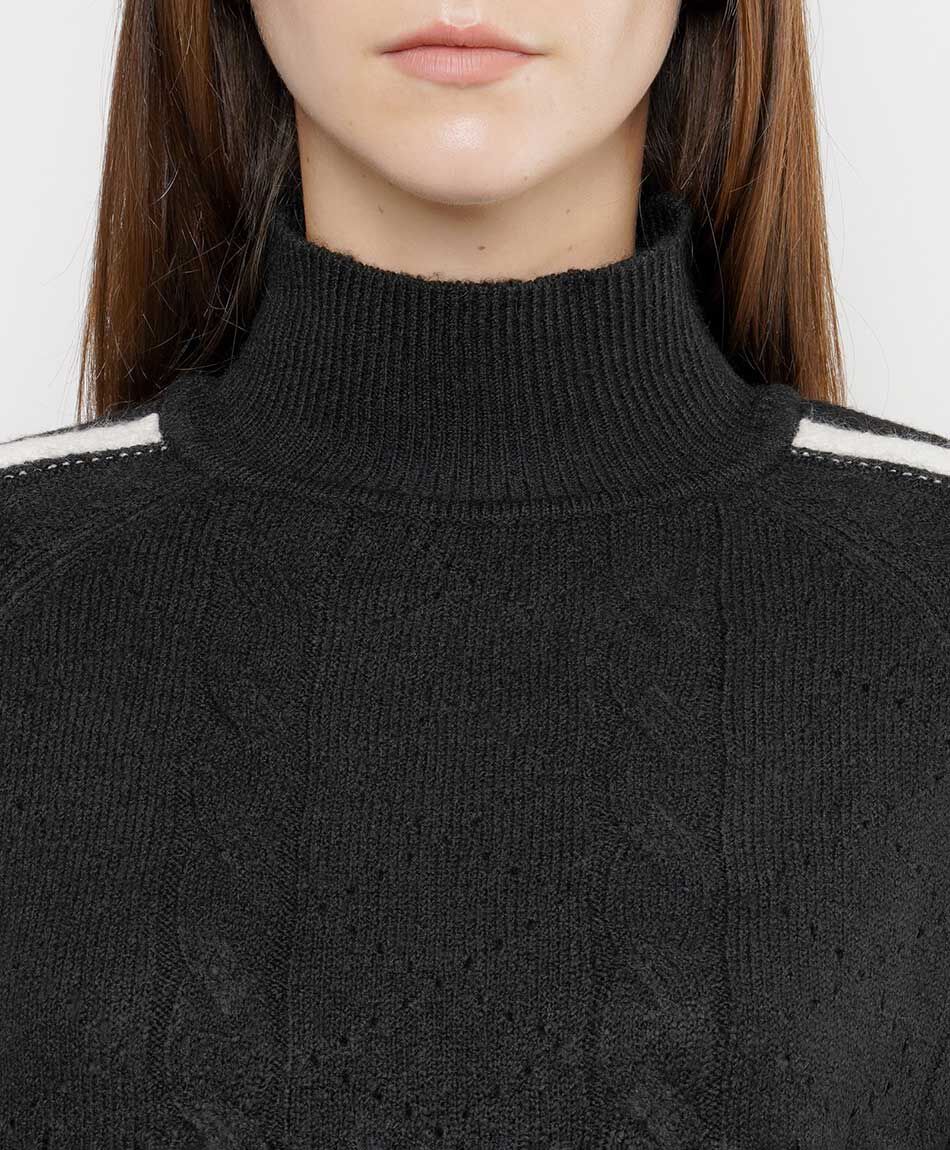Sweater mujer doble l&iacute;nea lateral