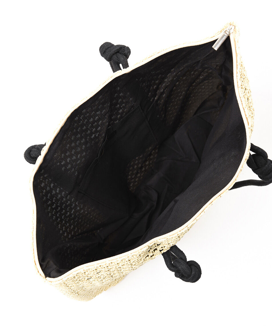 Bolso mujer playa estilo tejido