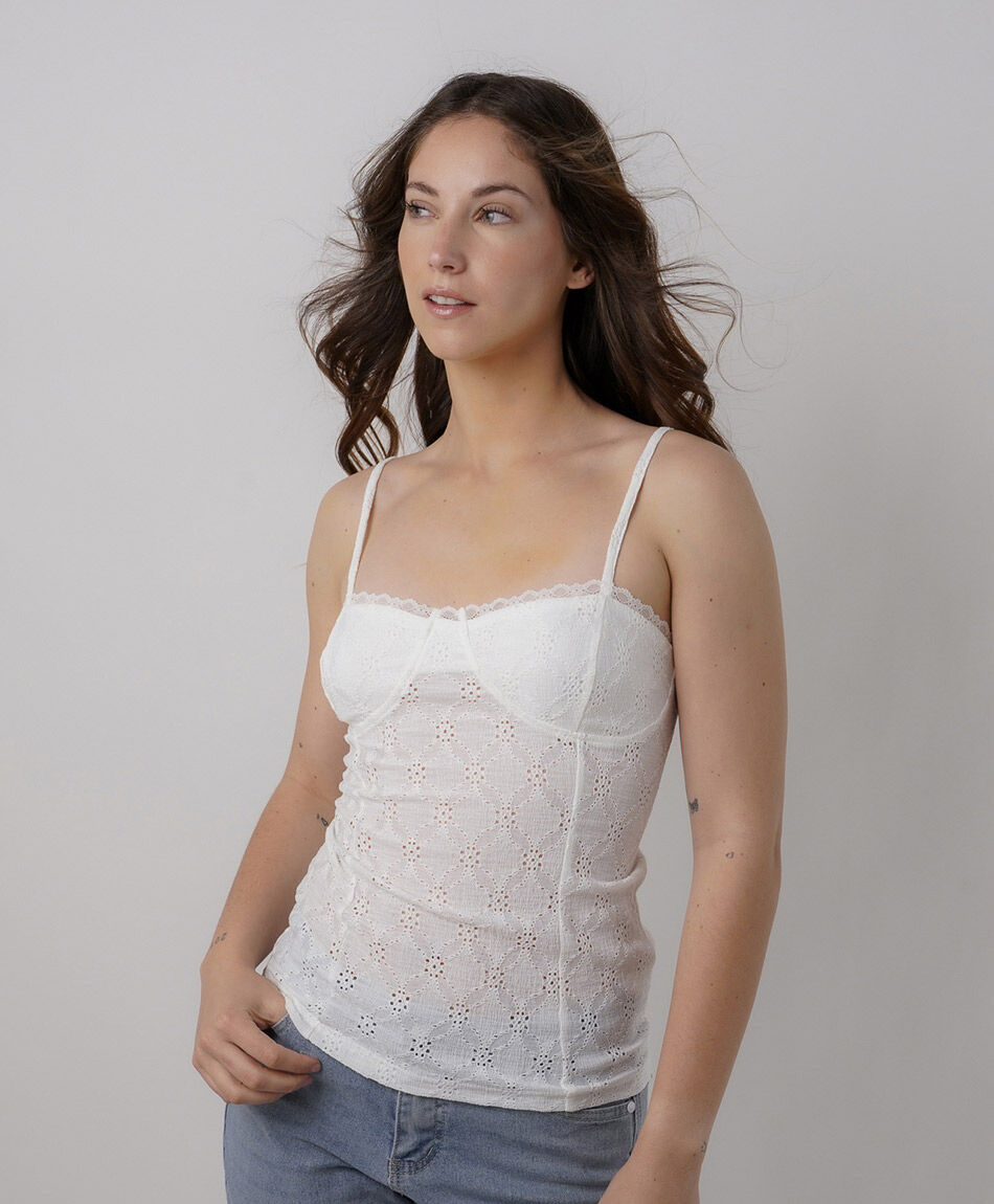 Polera mujer top corset