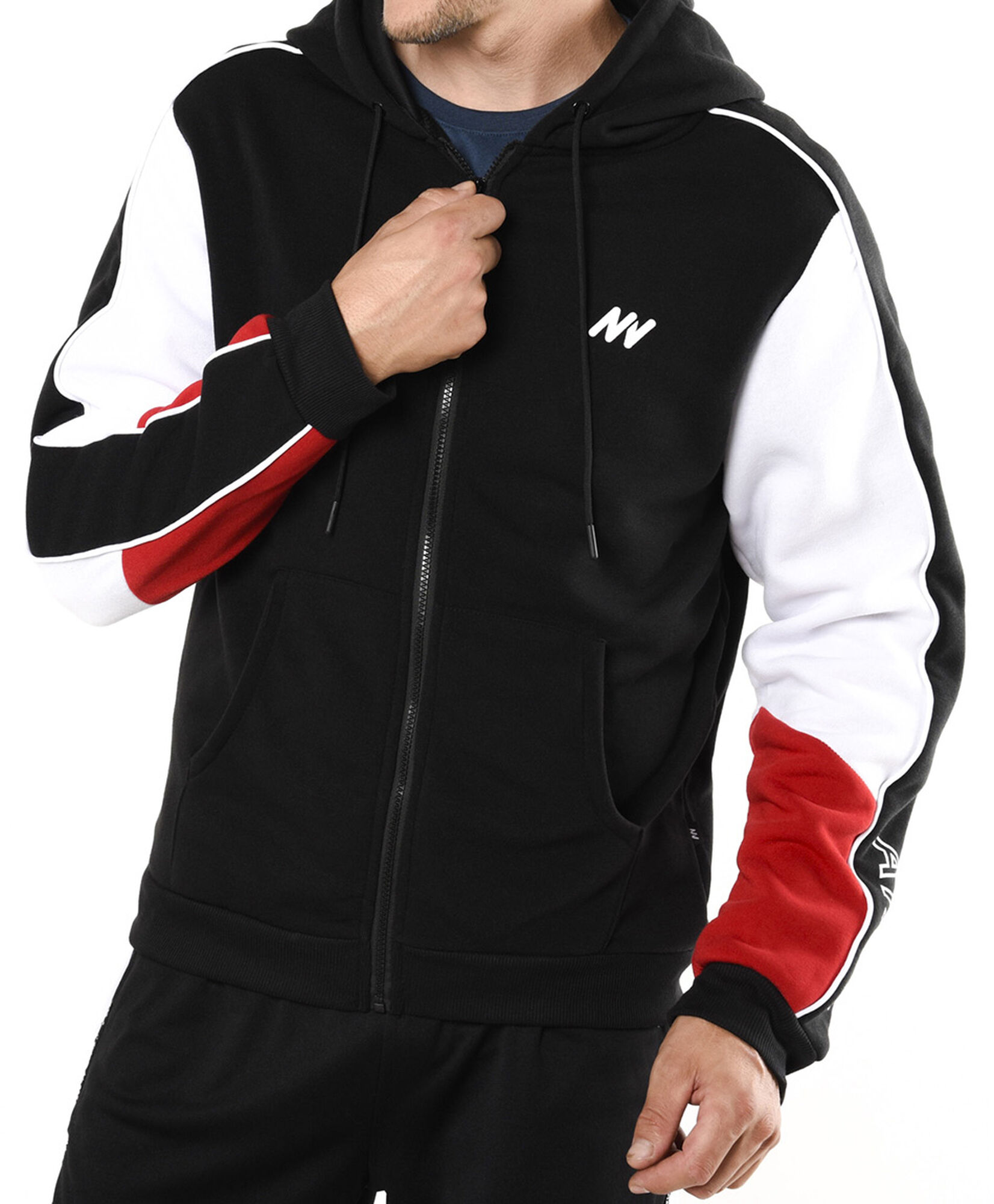 Polerón deportivo hombre tricolor Polerón deportivo hombre tricolor