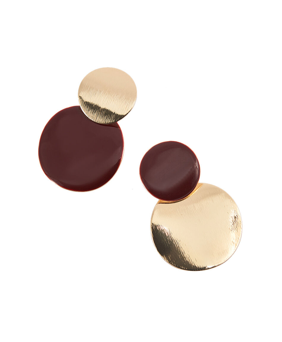 Aros mujer circulo gold