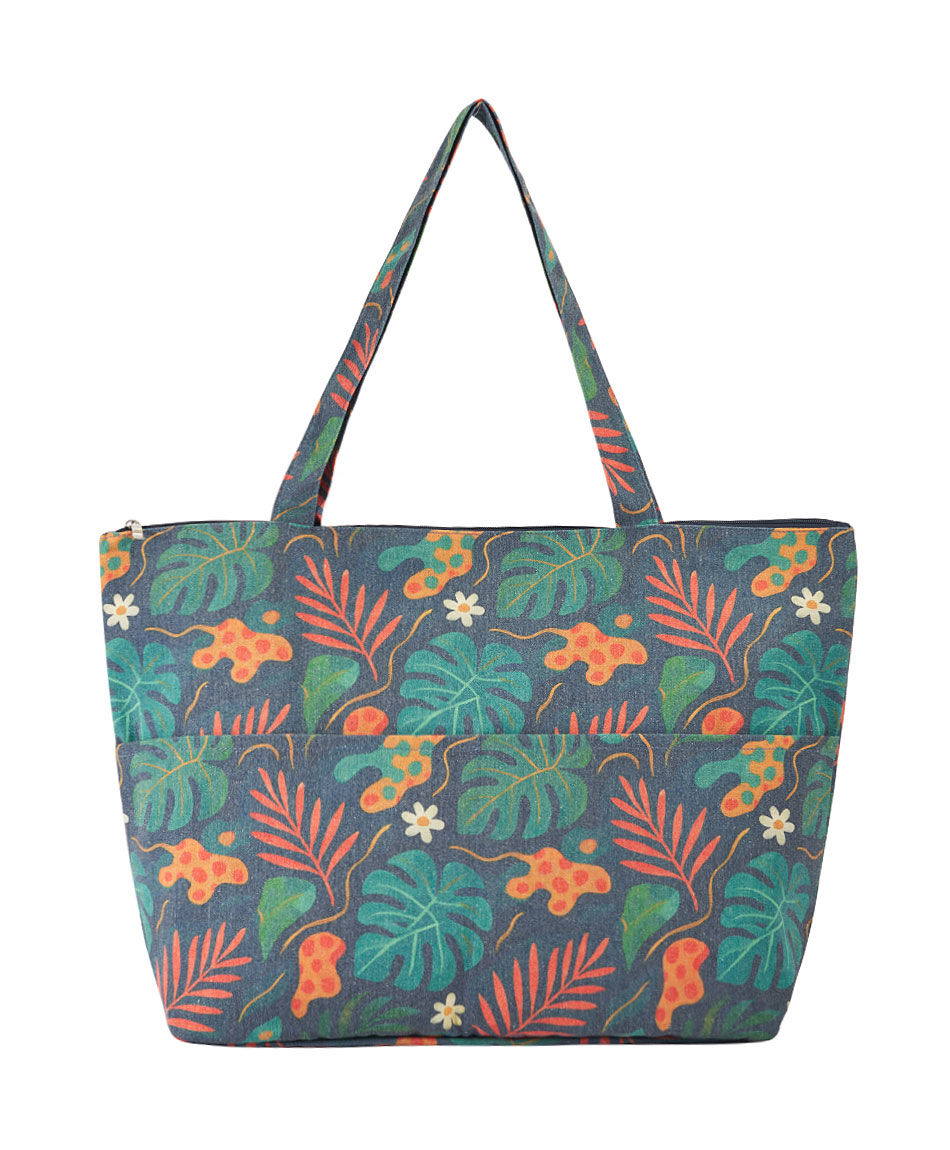Bolso playa mujer tropical
