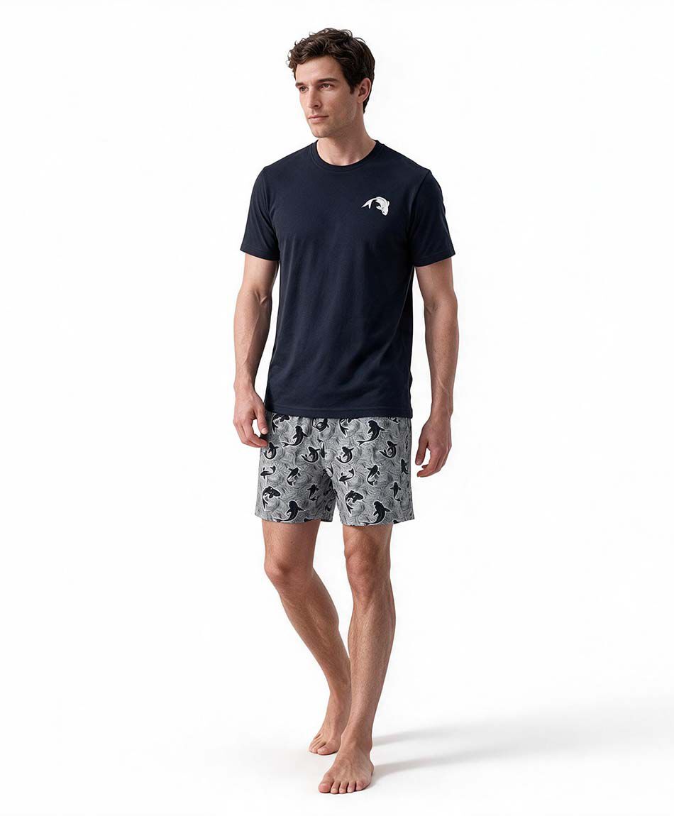 Pijama hombre pez