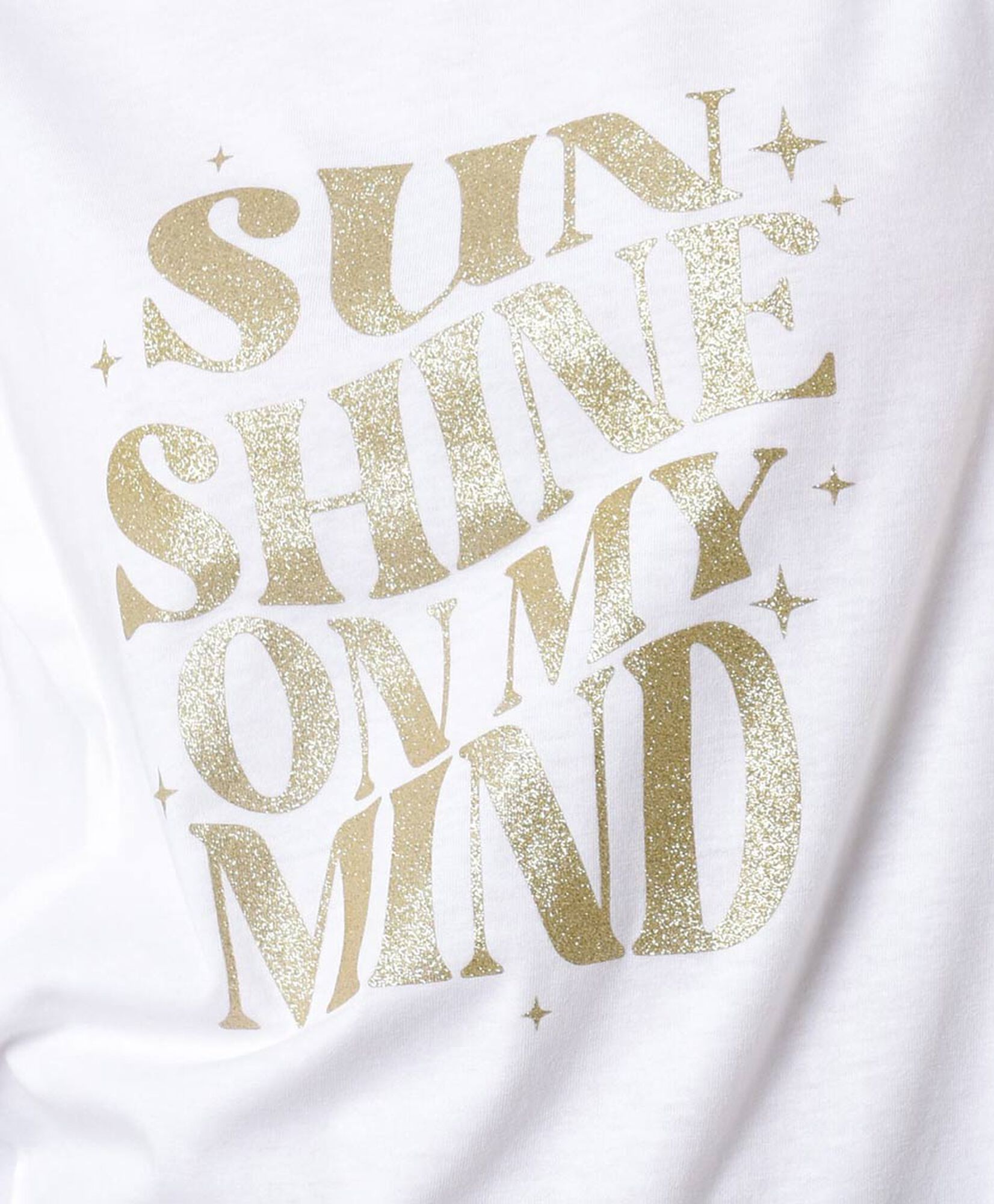 Polera mujer frase brillante Polera mujer frase brillante