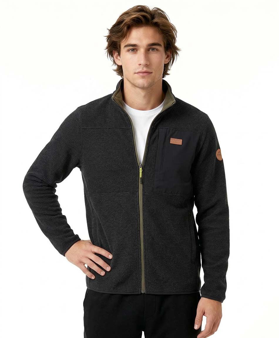 Chaqueta deportiva hombre sin gorro outdoor